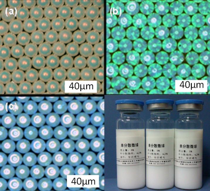 Monodisperse polystyrene microspheres (micron)